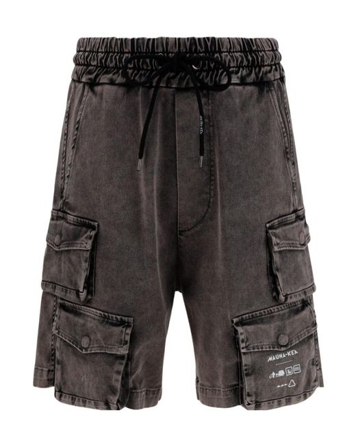 Mauna Kea Gray Cargo Shorts for men