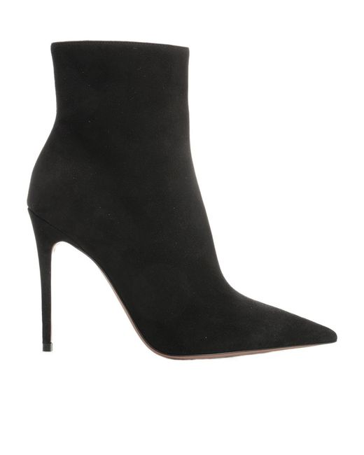 Paris Texas Black Vera Pointed Ankle Boots