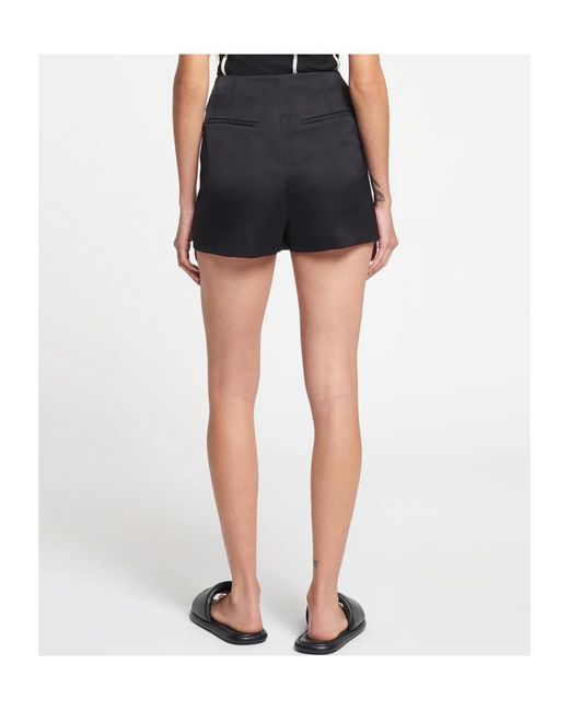 Nanushka Black Svana Wrap Skorts