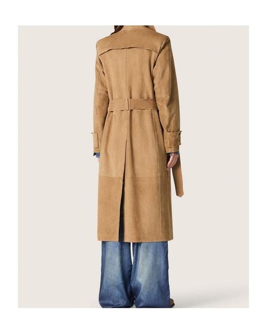 Golden Goose Deluxe Brand Natural Belted Waist Trench Coat