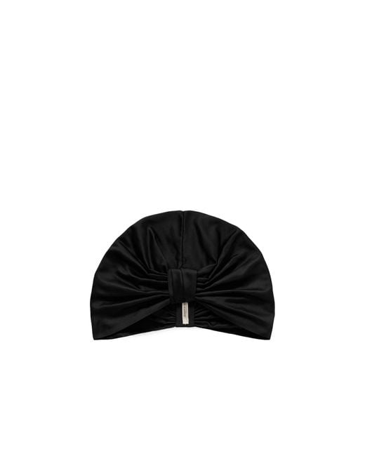 Jennifer Behr Black Sasha Knotted Hair Wrap