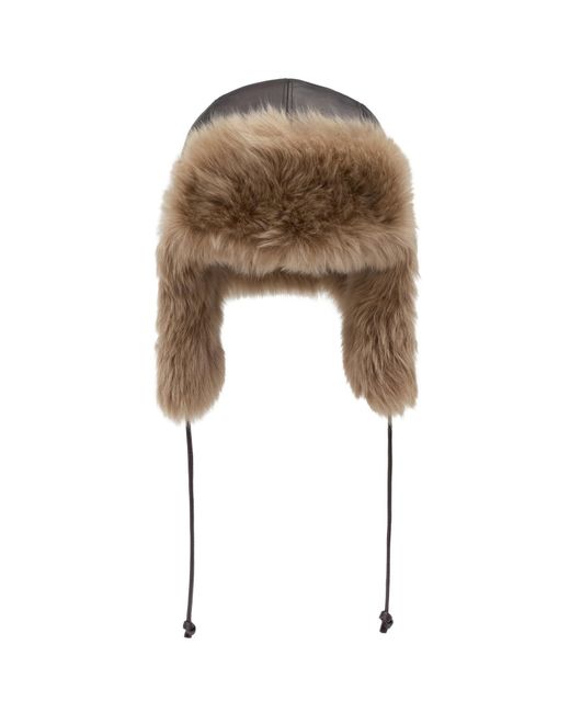 Saint Laurent Natural Ear-Protecting Hunter Hat