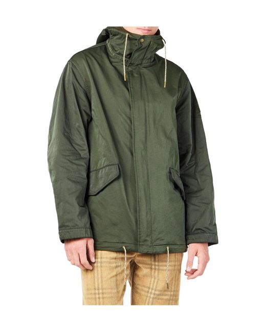 Burberry Green Hooded Parka for men