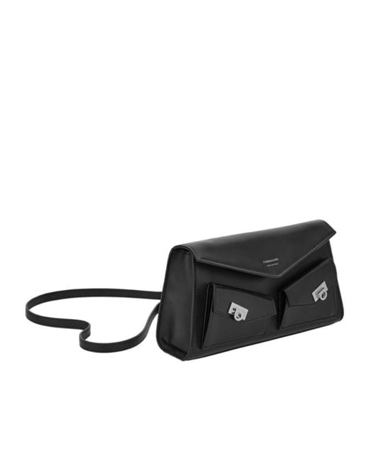 Ferragamo Black Ferragamo Multipocket Mini Bag
