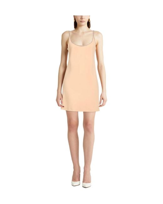 Sportmax Natural Sleeveless Fitted Dress