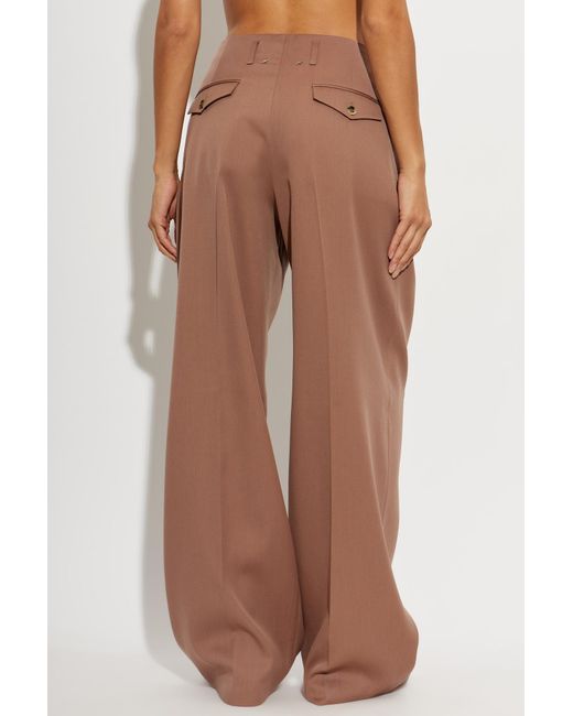 Golden Goose Deluxe Brand Brown Straight-Leg Tailored Pants