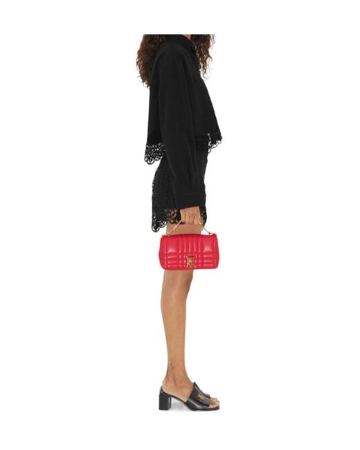 Burberry Black Lace-Detailed Long-Sleeved Shirt