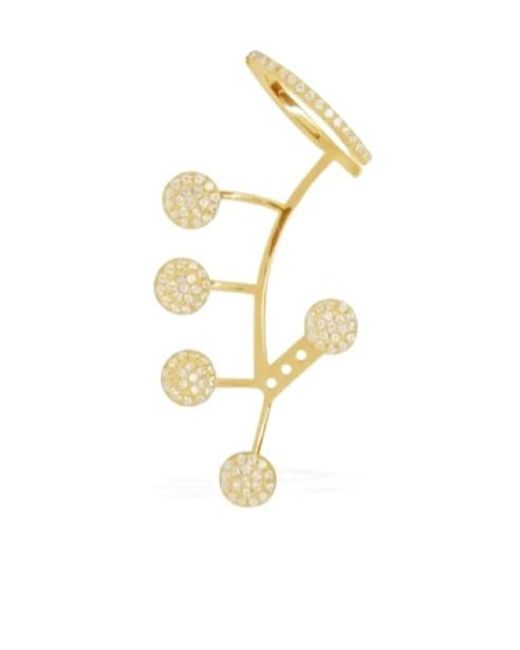 Apm Monaco Metallic Single Long Ear Bone Clip