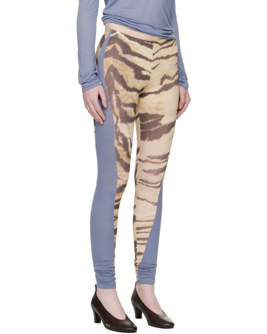 Baserange Black Animal Print Leggings