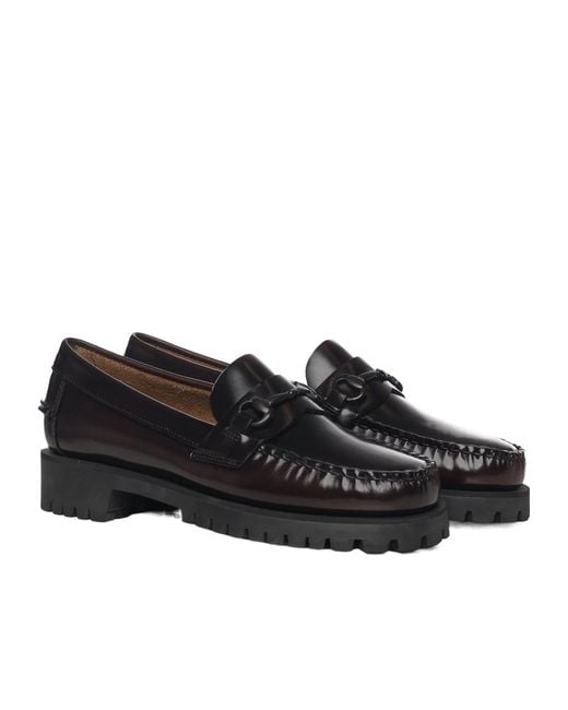 Sebago Black Ring Detail Loafers
