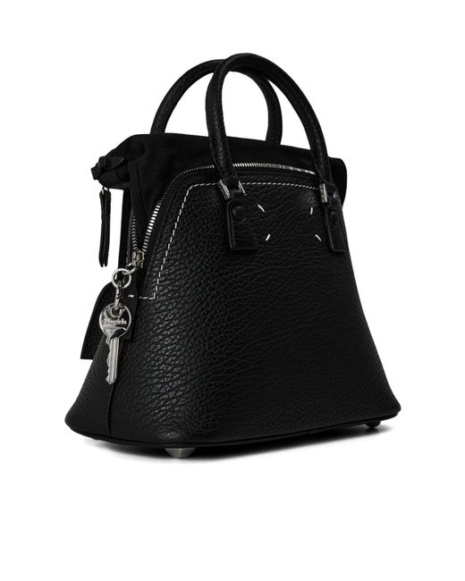 Maison Margiela Black Solid Color Crossbody Bag