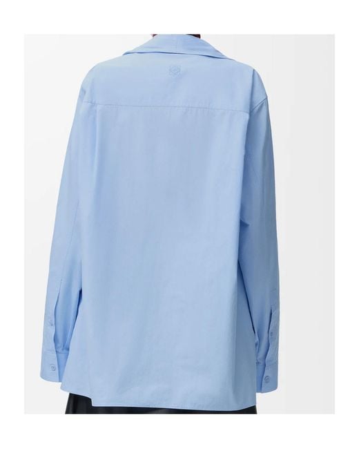 Loewe Blue Chemise En Coton