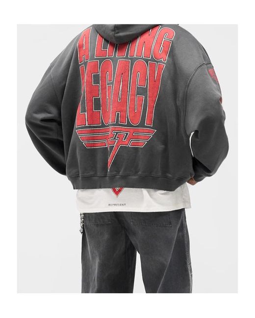 Represent Black Reversible Living Legacy Tour Hoodie for men