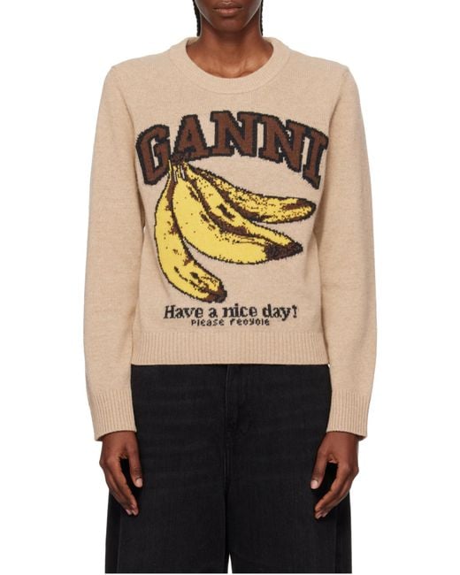 Ganni White Knitwear