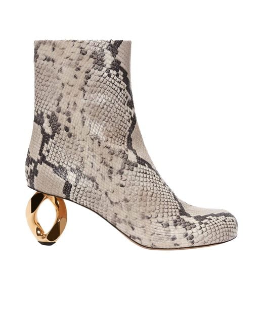 J.W. Anderson Brown Round-Headed High Heels