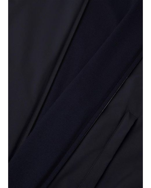 Loro Piana Black Long-Sleeve Zip-Up Jacket for men