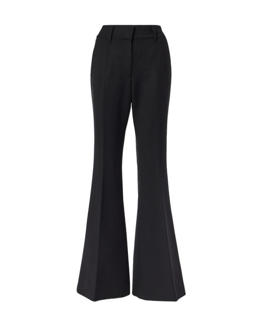 Gabriela Hearst Black Rhein Wool Flared Pants