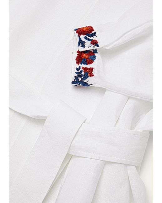 Loro Piana White Mina Dress