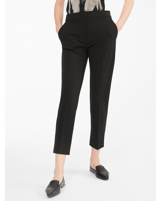 Max Mara Black Pegno Slim-Fit Trousers