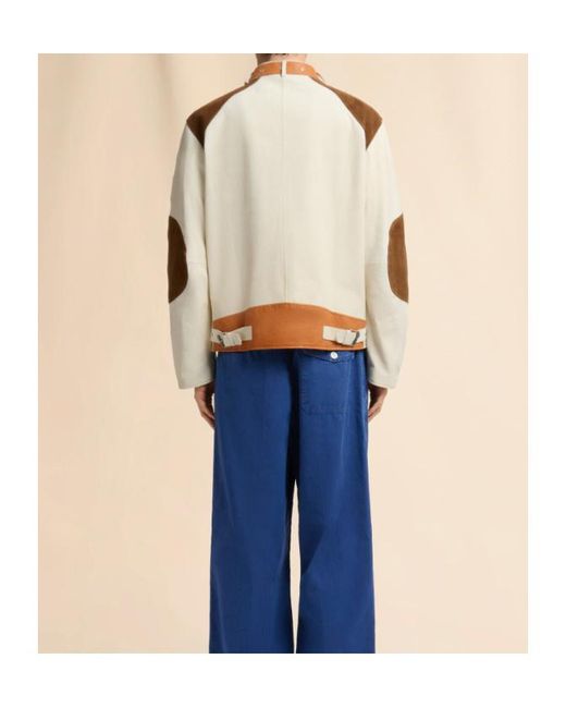 Marni Natural Buckle Collar Jacket for men