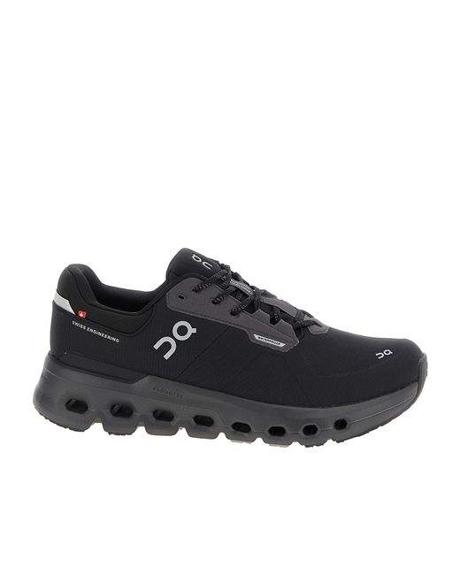 On Shoes Black Cloudrunner 2 Waterproof Sneakers for men