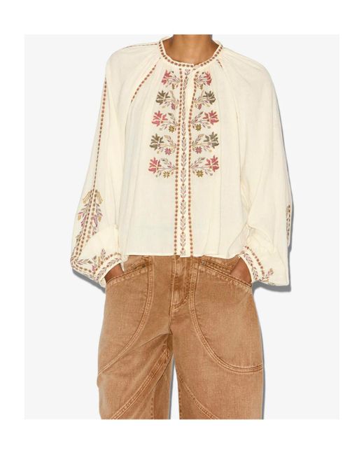 Isabel Marant Natural Isabel Marant Étoile Lynne Long-Sleeved Shirt
