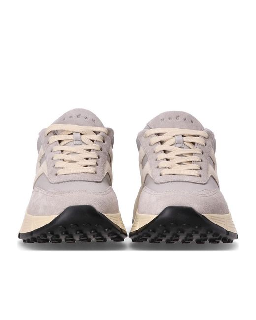 Hogan White Hi-Fi Sneakers
