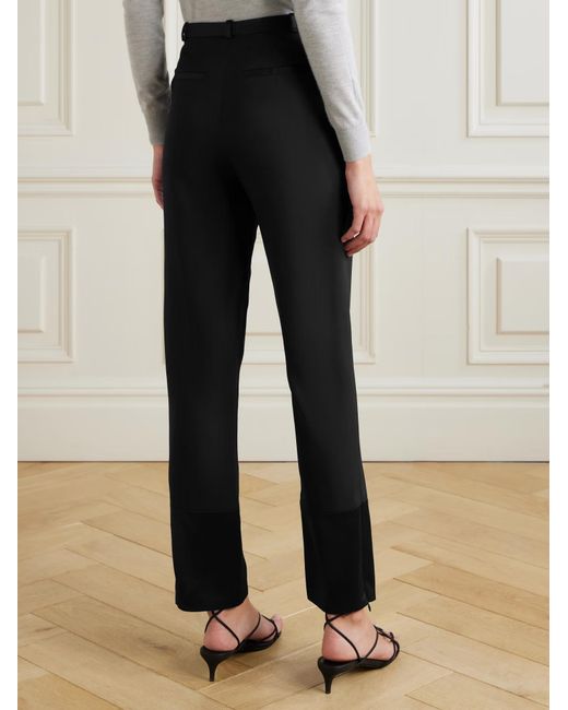 Loulou de Saison Black Mahoney Belt-Loops Trousers