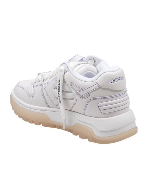 Off-White c/o Virgil Abloh Gray Round-Toe Sneakers for men