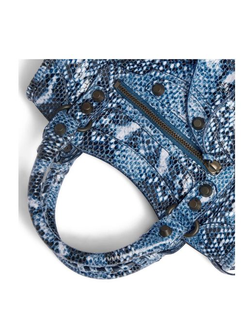 Balenciaga Blue Le City Mini Shoulder Bag