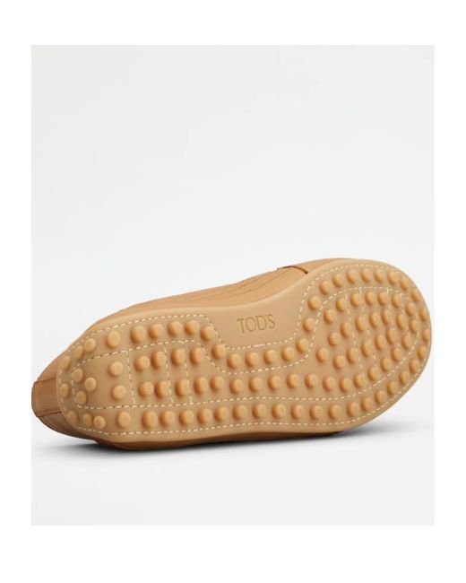 Tod's Brown Leather Sneakers for men