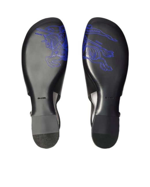 Burberry Black Slingback Ballet Flats