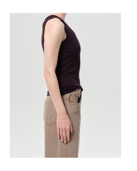 Agolde Black Poppy Tank