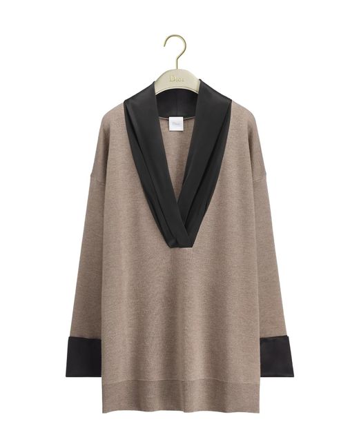 Dior Brown Long Sweater