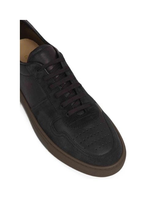 Common Projects Black Flat-Soled Sneakers for men