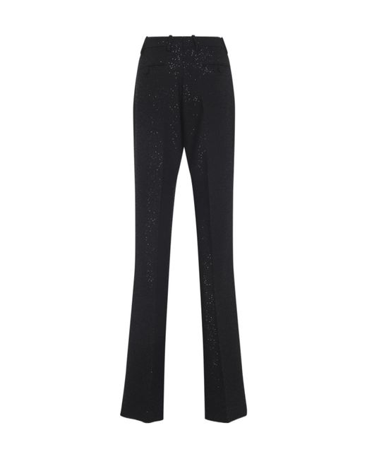 Tom Ford Black Sequined Tailored Straight Pants