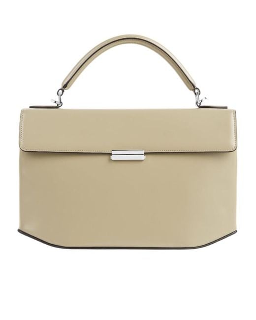 Totême Metallic Totême Box Top Handle Shoulder Bag