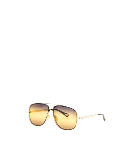 Chloé Metallic Full Frame Sunglasses