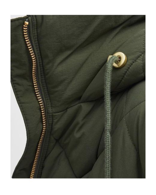 Barbour Green Hooded Cotton Jacket