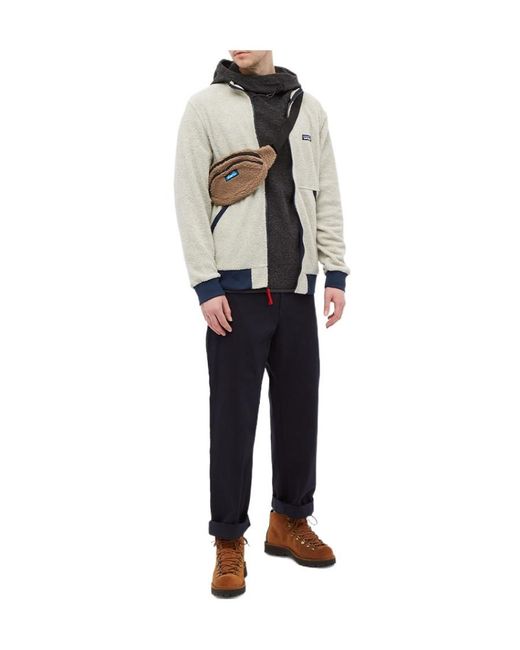 Patagonia White Logo Zipper Casual Jacket for men