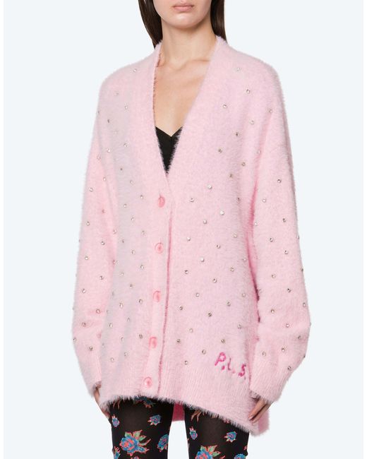 Philosophy Di Lorenzo Serafini Pink Long-Sleeved Sweater