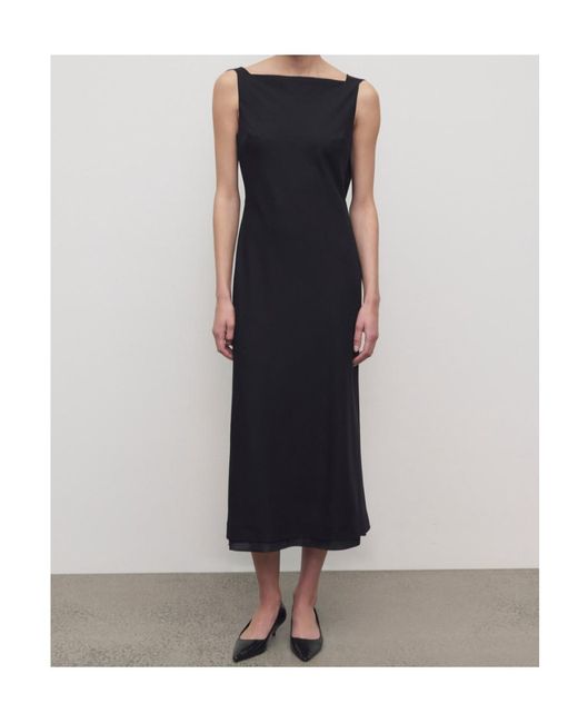 The Row Black Henna Dress