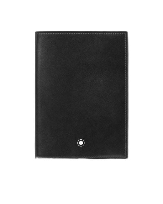 Montblanc Black Rectangular Card Holder for men