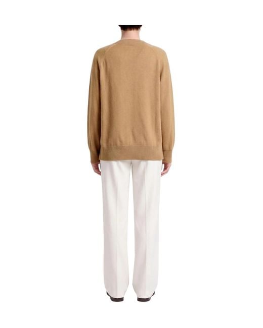 Max Mara Brown Solid Color Cardigans