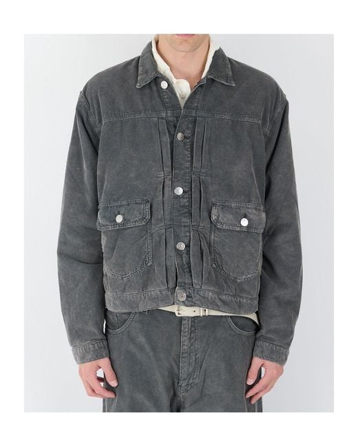 sunflower Gray Collared Casual Jacket for men