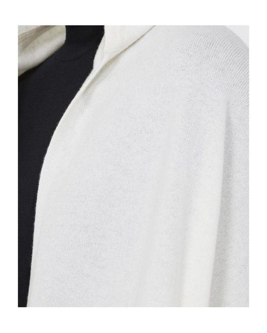 Weekend by Maxmara White Hooded Shawl