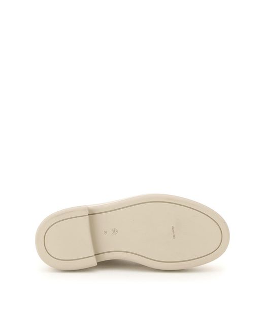 The Row Natural Front-Zipped Ankle Boots