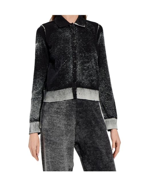 DIESEL Black M-Loren Buttoned Cardigan
