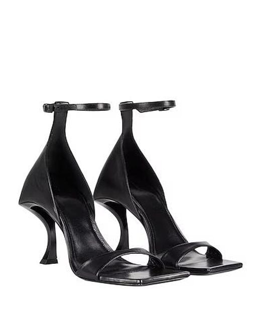 Balenciaga Black Strappy High-Heeled Sandals