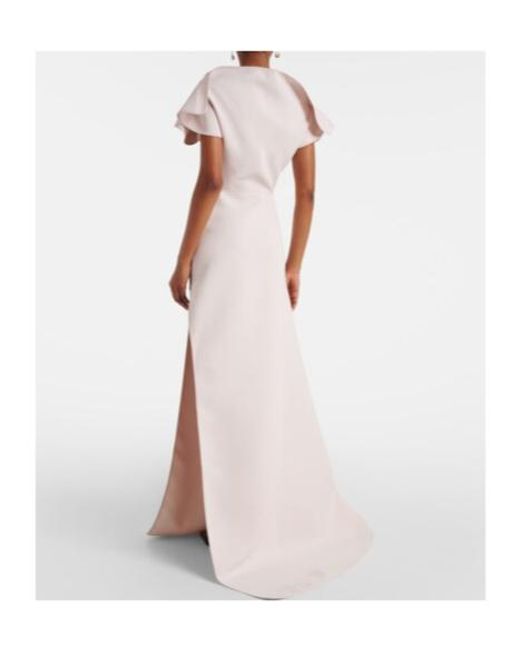 Maticevski White Absolve Draped Gown